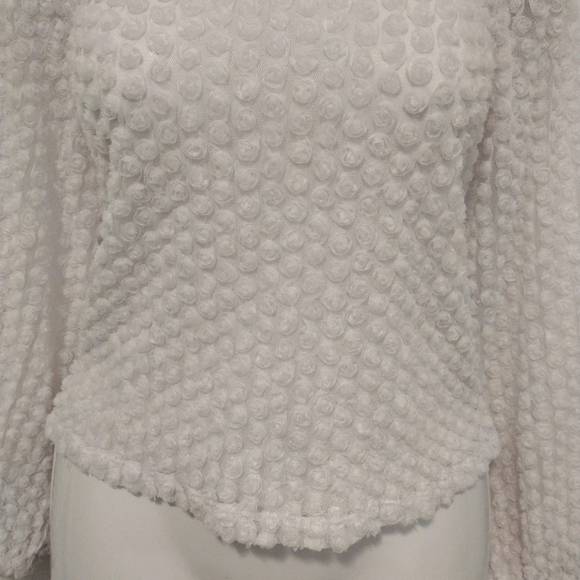 INC International Concept - Floral Textured Sheer Top - Picture 3 of 13